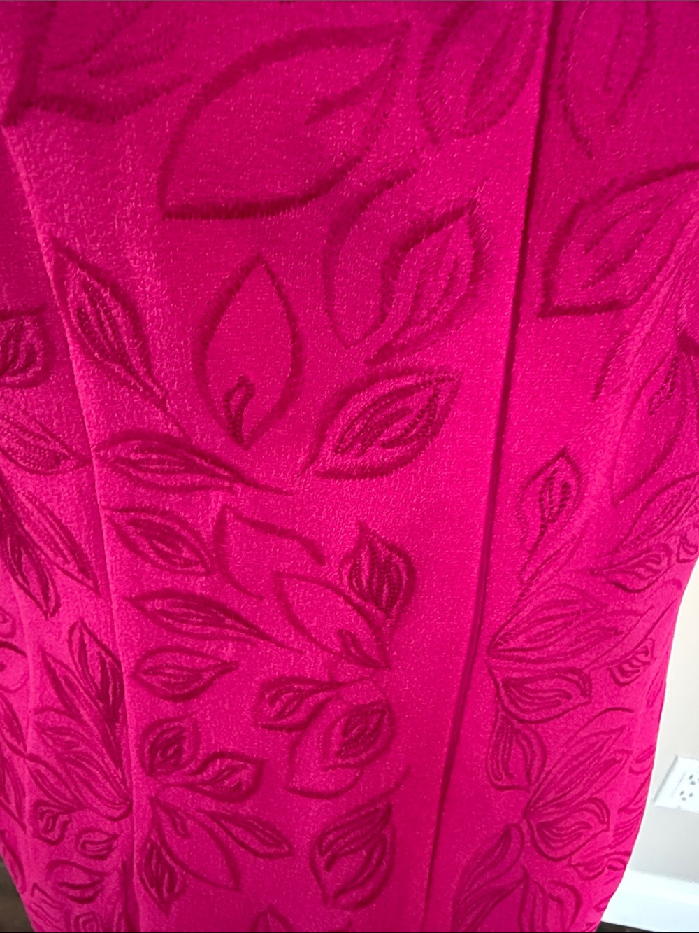 ANTONIO MELANI Bright Fuchsia Floral Sheath Dress - Picture 4 of 5